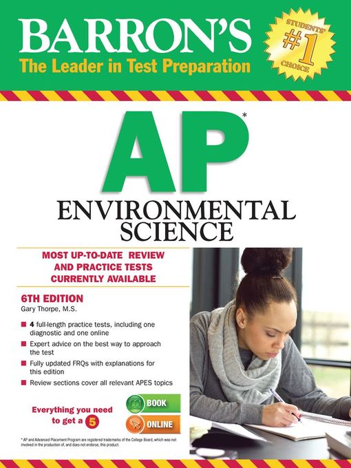 Title details for Barron's AP Environmental Science by Gary S. Thorpe - Available